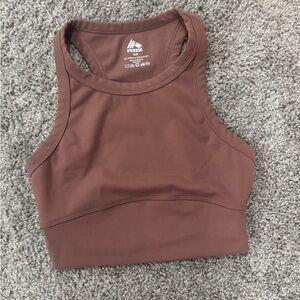 Russell Athletic Women's Chocolate Sports Bra